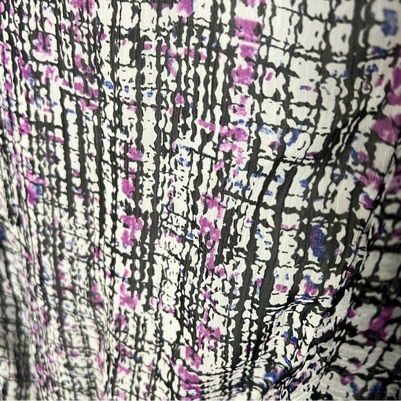 Express Ruffle Short Sleeve Peplum Blouse SZ XL - Picture 4 of 8